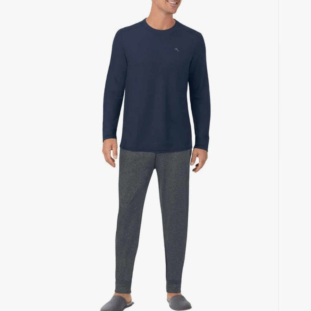 Tommy Bahama Mens 2 PC Relaxed Fit Lounge Set ~BLUE ~XL **NEW